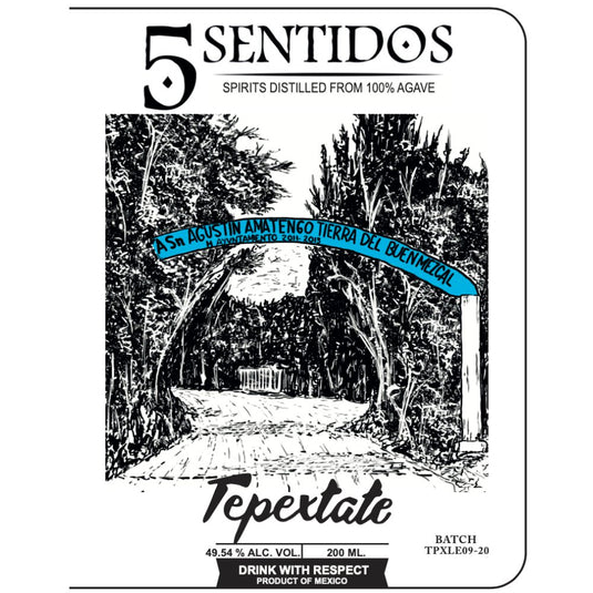 Cinco Sentidos Tepextate Mezcal - Main Street Liquor