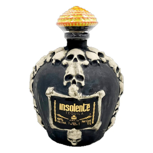 Insolente Tequila Anejo Ceramic Craneo 1L - Main Street Liquor