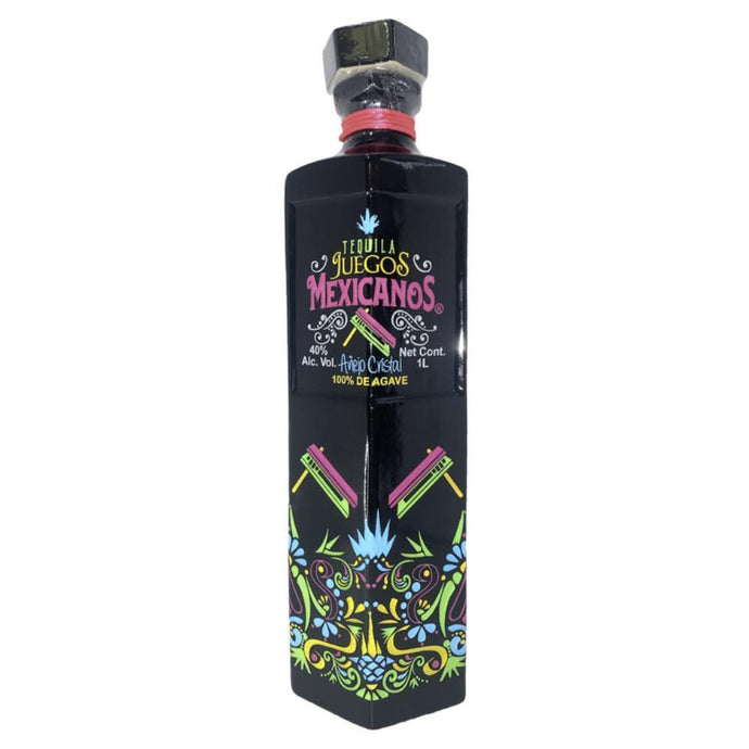 Juegos Mexicanos Añejo Cristal Tequila 1L - Main Street Liquor