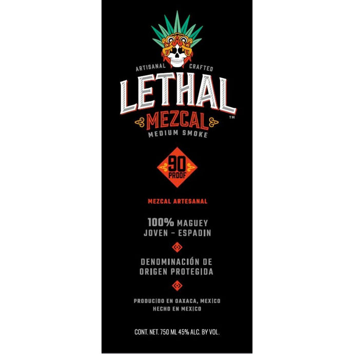 Lethal Mezcal Medium Smoke Mezcal Artesanal - Main Street Liquor