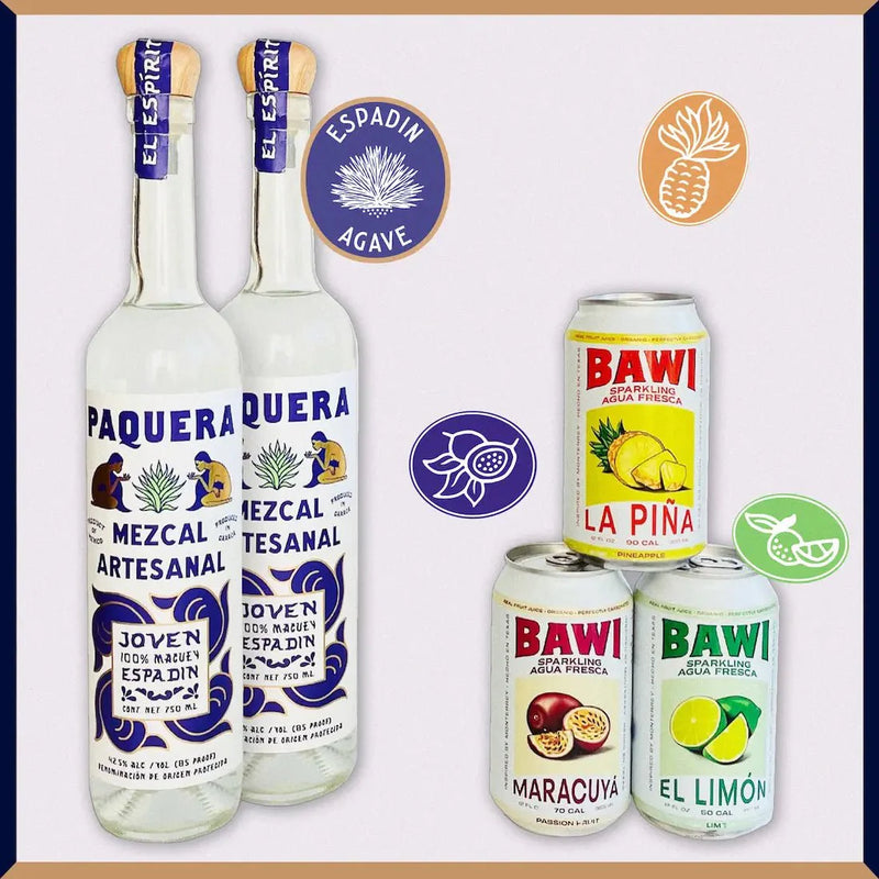 Load image into Gallery viewer, Paquera Mezcal x Bawi Cocktail Bundle - Main Street Liquor
